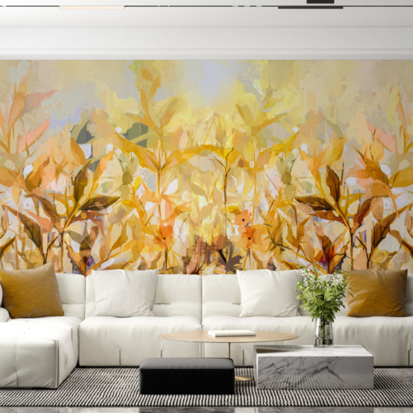 Fototapete Goldene Wiese