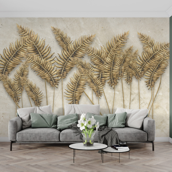 Wandmalerei Goldene Ohren