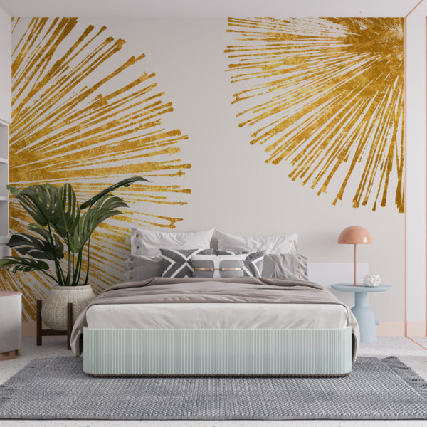 Fototapete Golden Balls