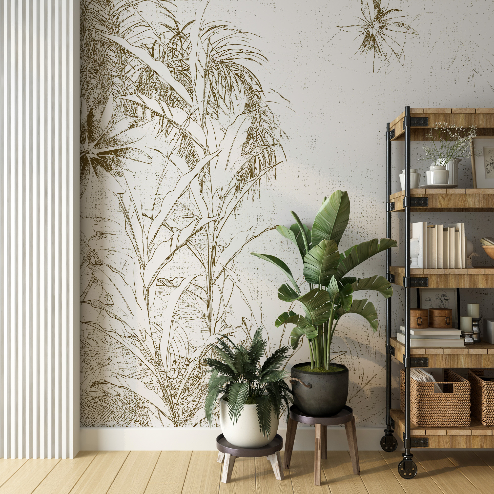 Hintergrundbild Verschwindende Pflanzen