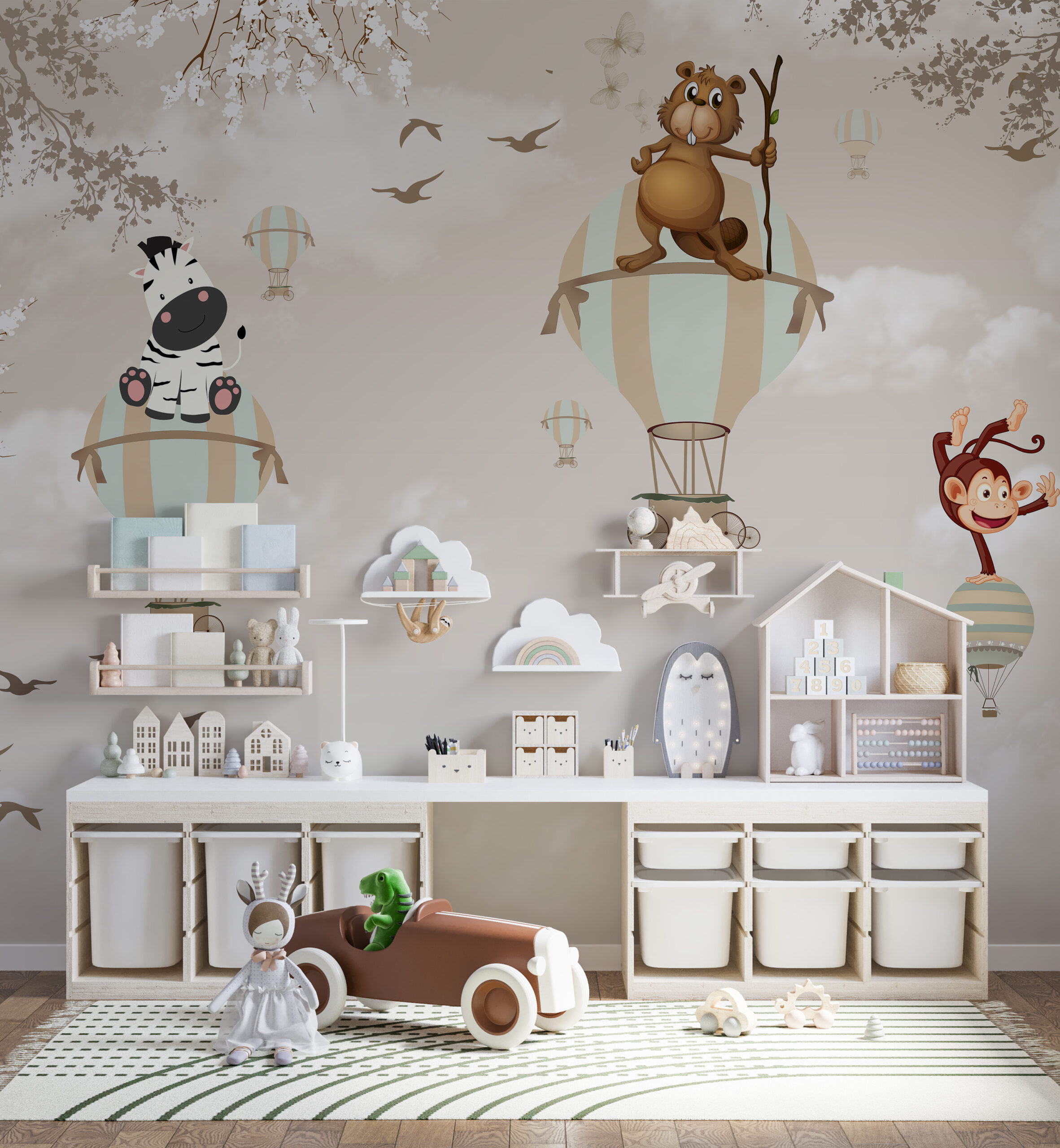 Fototapete Tiere im Flug