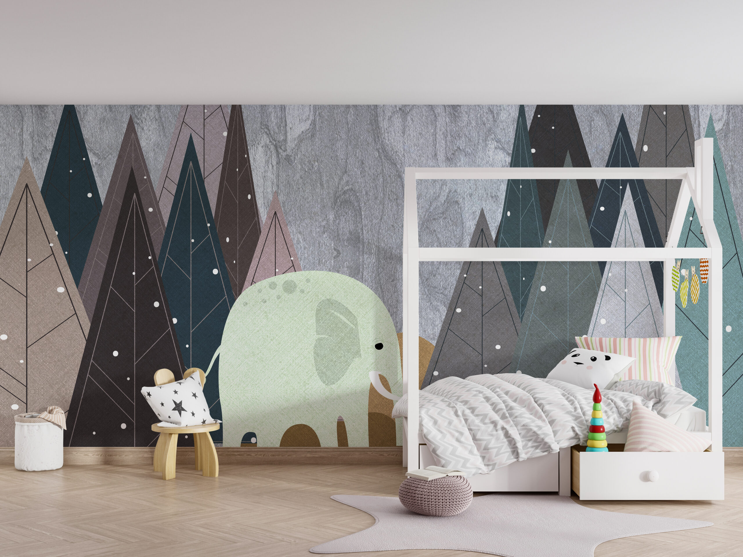 Fototapete Tier in den Bergen