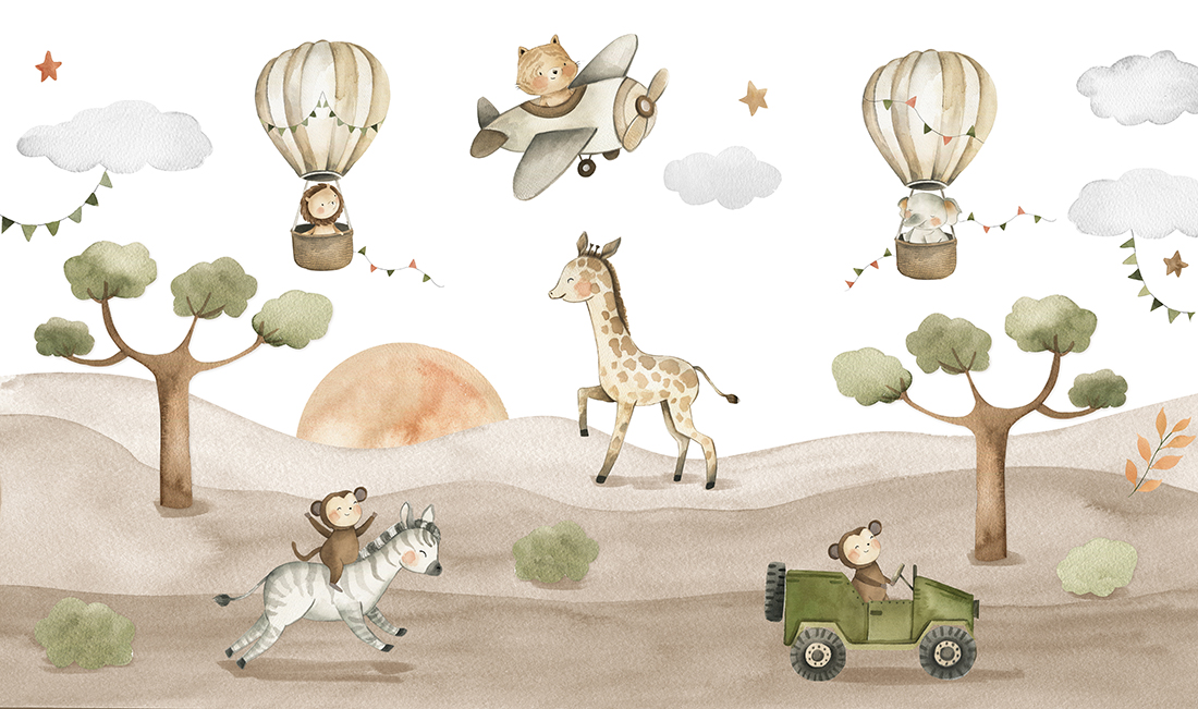 Wandmalerei Blätter Fans – Bild 7