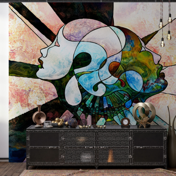 Wandmalerei Pop Abstraktion