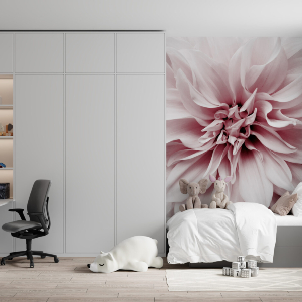 Tapete Blume in Rosa