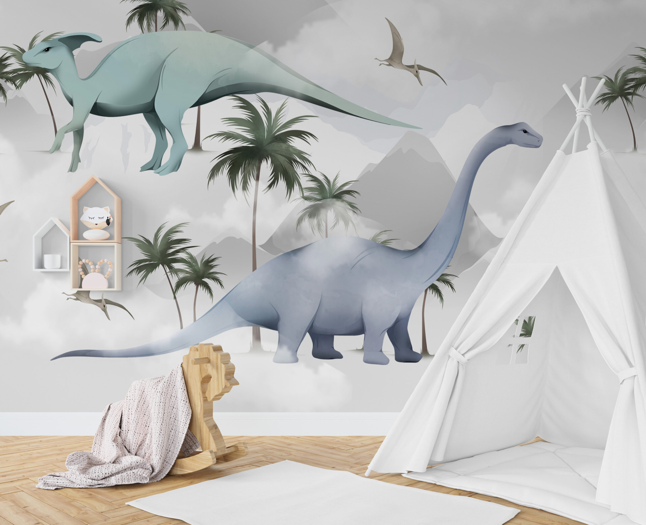 Fototapete Jurassic Park für Kinder