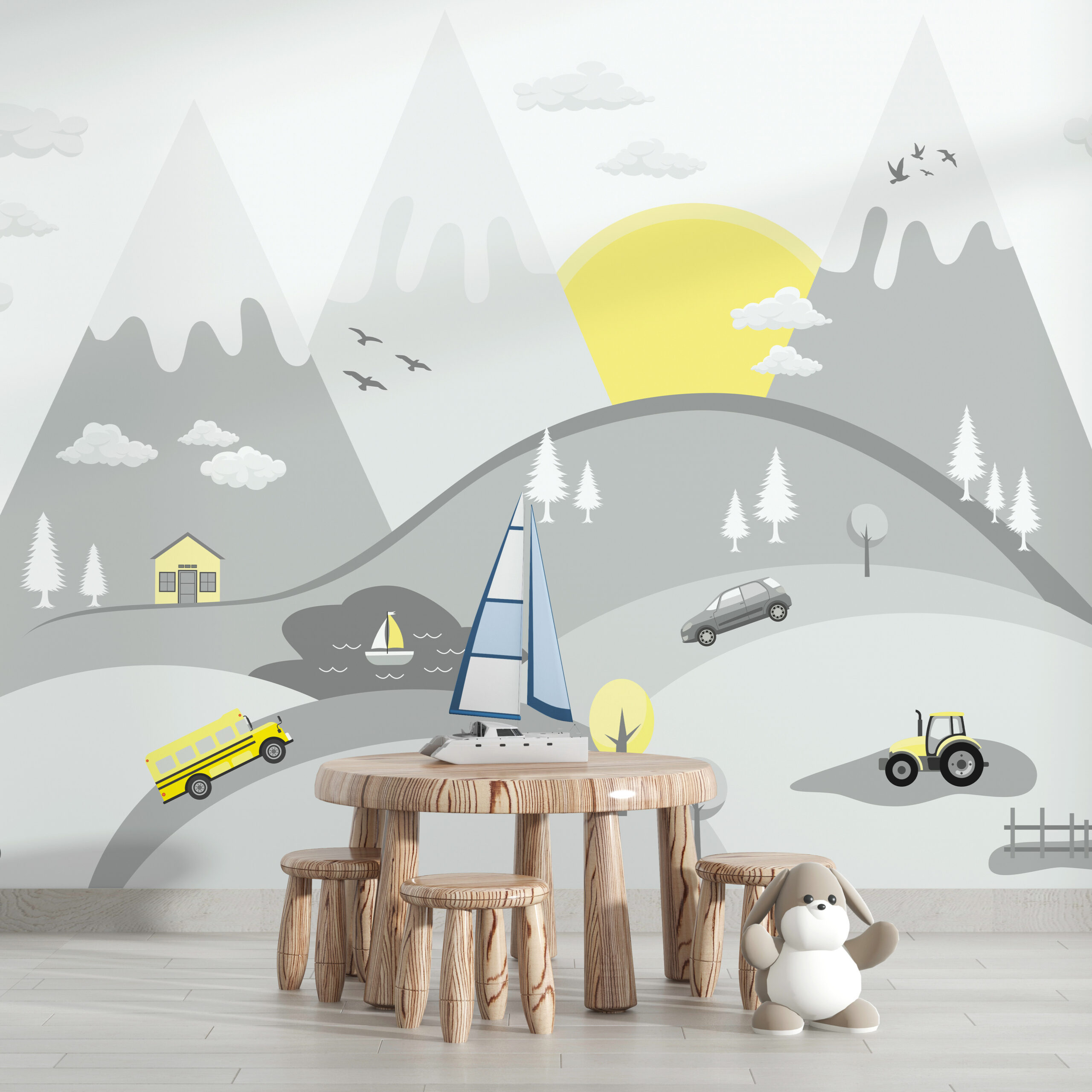 Fototapete Bergabenteuer