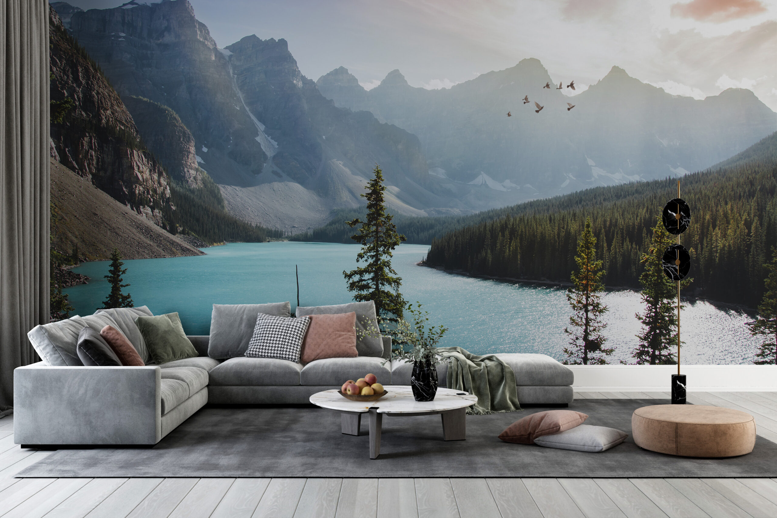 Fototapete Bergsee