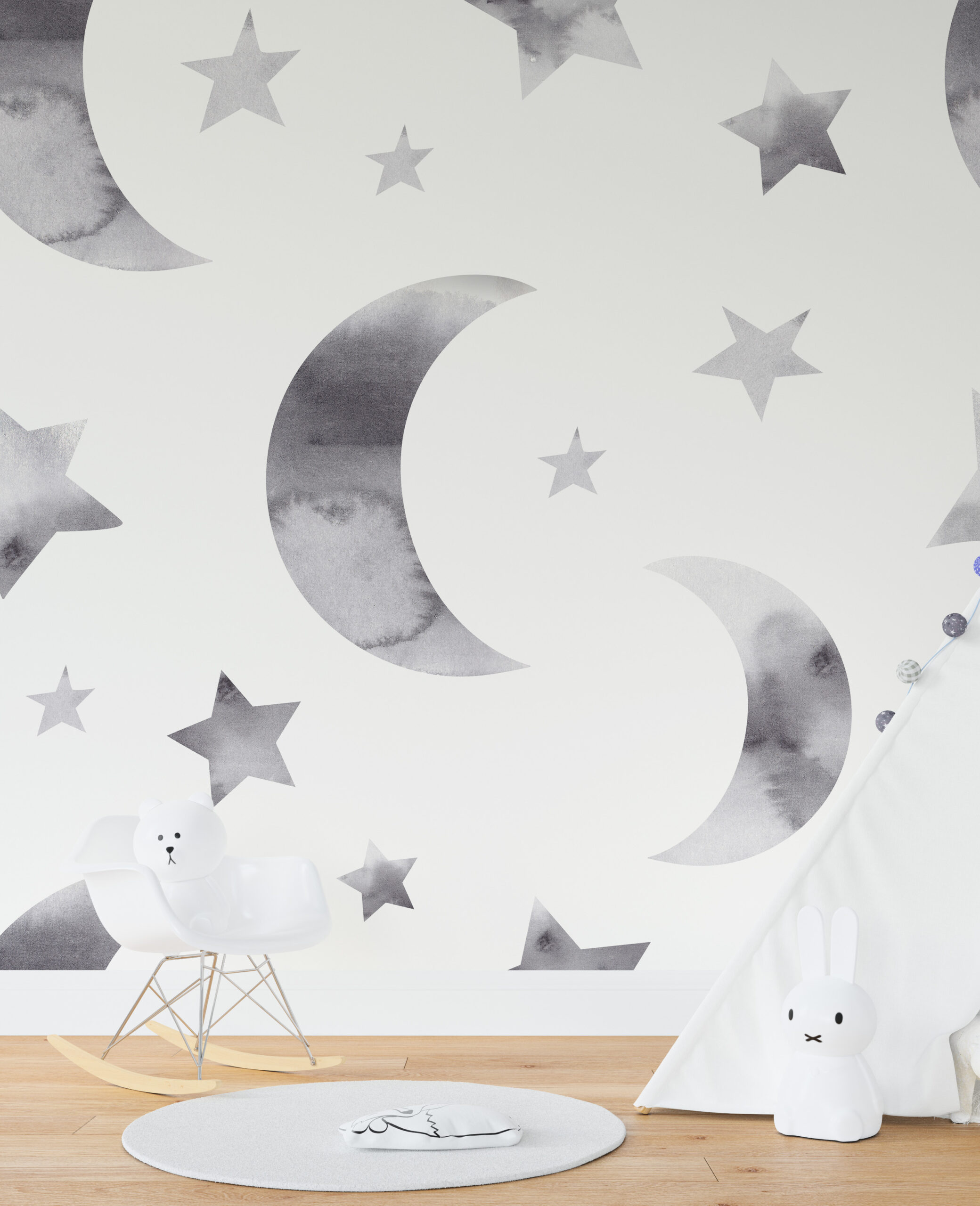 Fototapete Graue Nacht