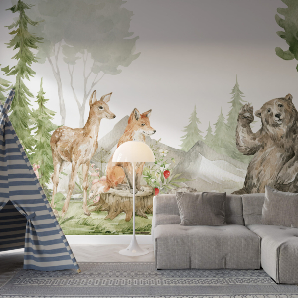 Fototapete Waldtiere