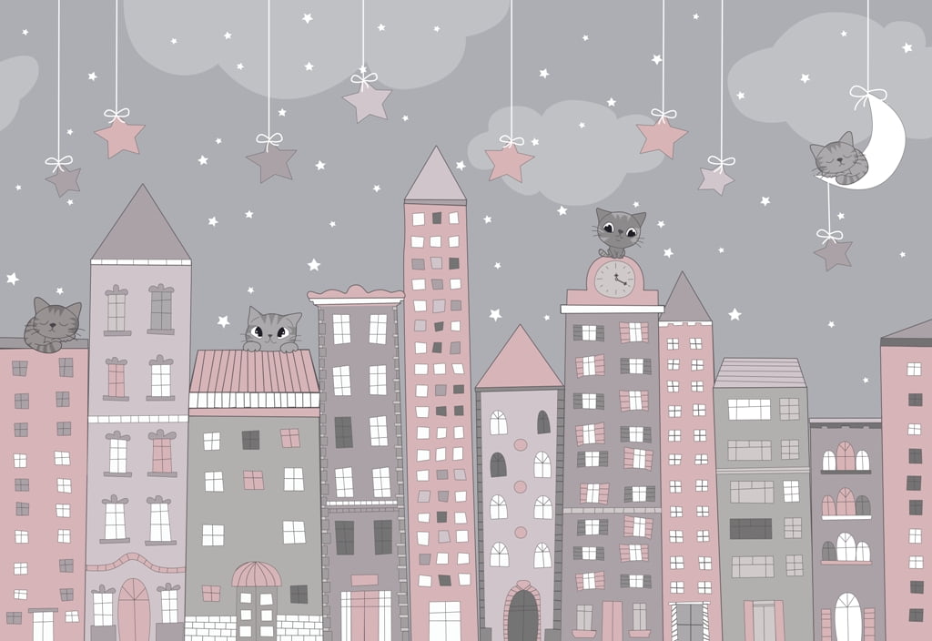 Fototapete Schlafende Stadt für Baby – Bild 3