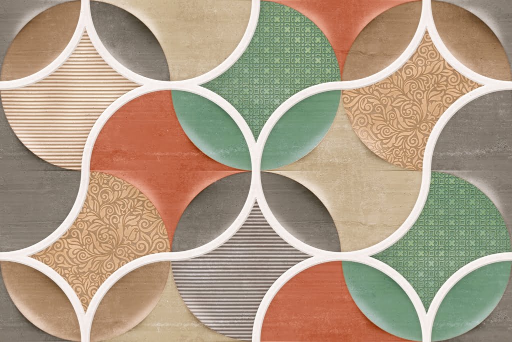 Keramische Glasmalerei Wandbild – Bild 3