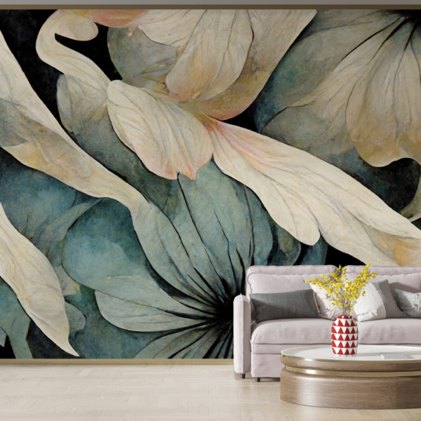 Weiße Lilien Tapete