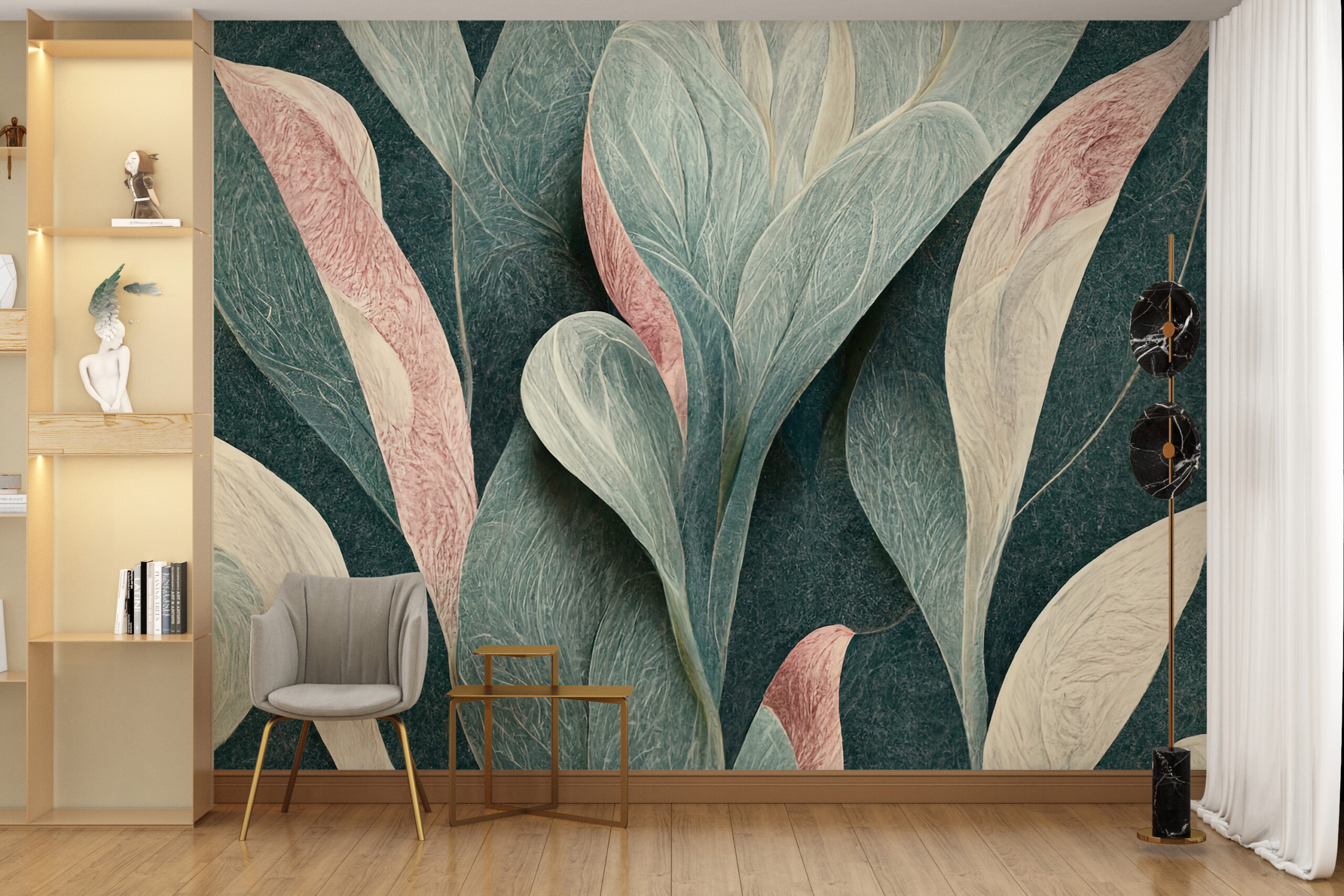 Fototapete Abstrakte Blätter