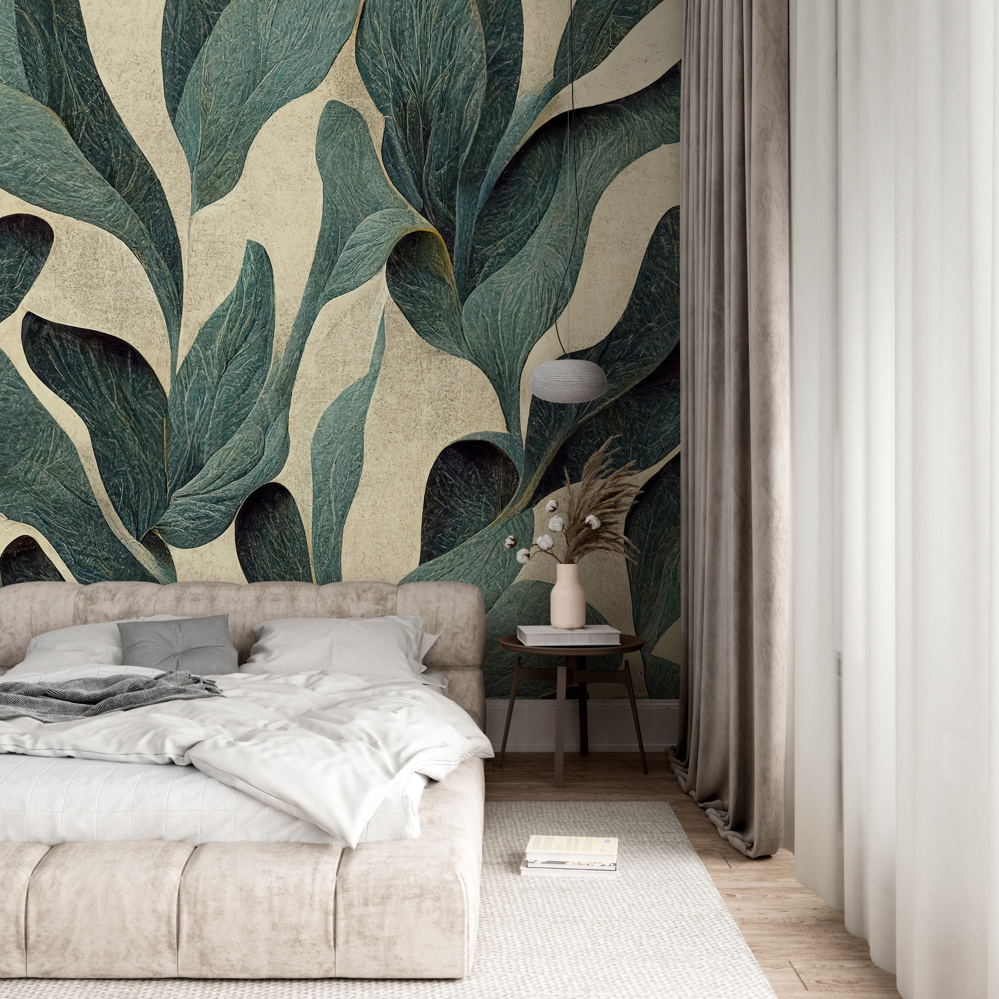 Fototapete Green Leaves