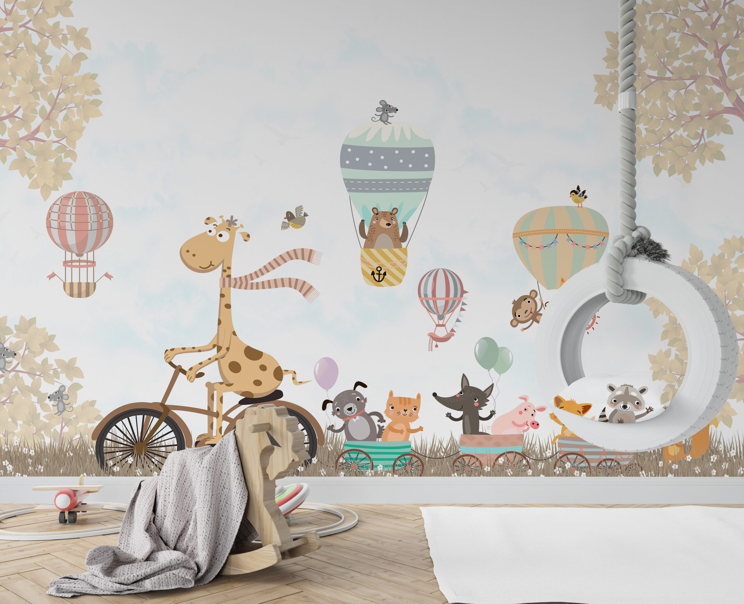 Fototapete Happy Animals