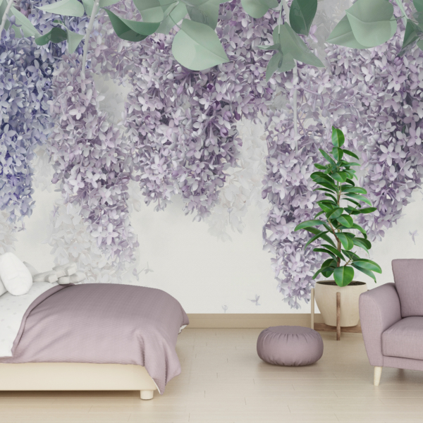 Fototapete Hängender Flieder