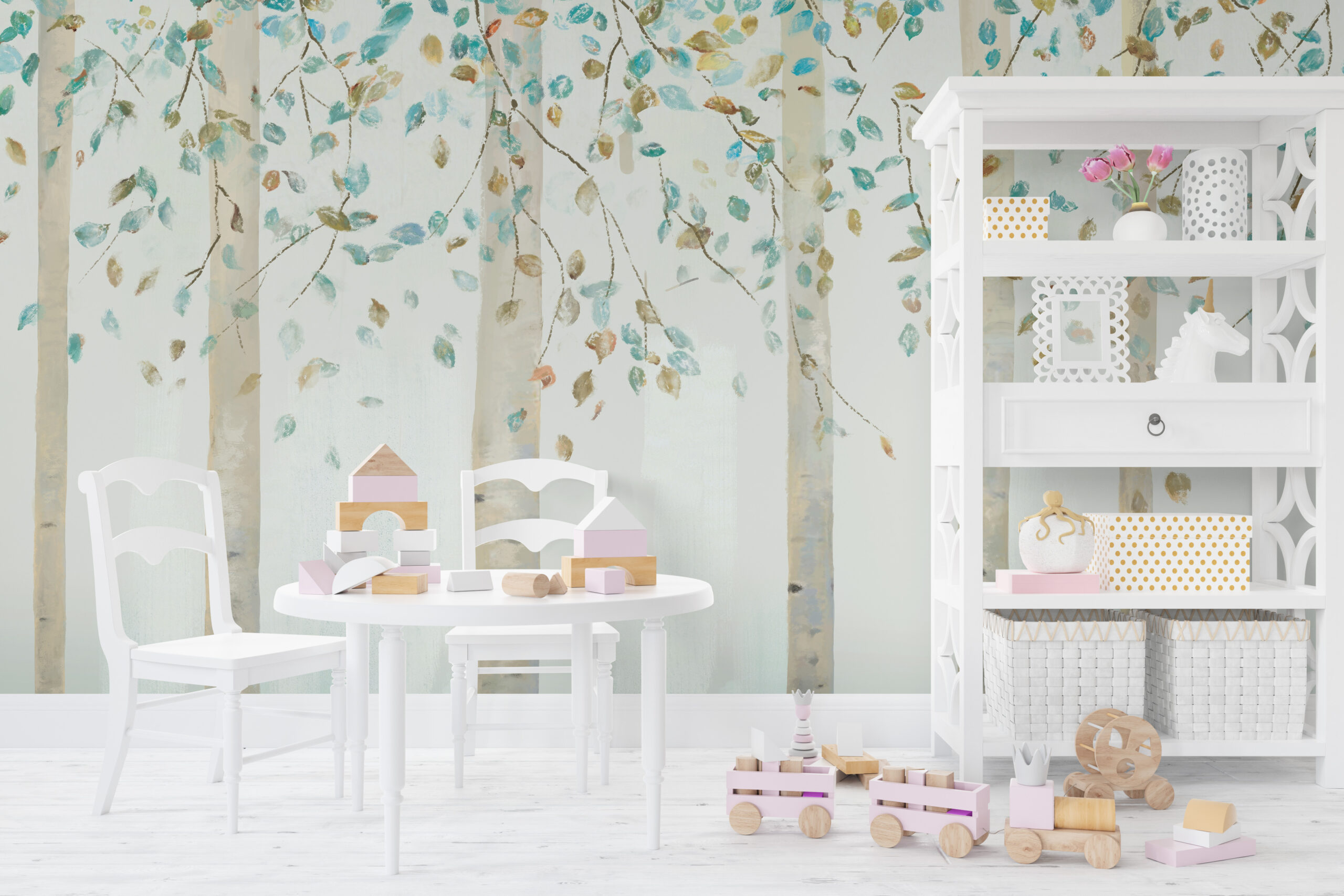 Fototapete Delicate Birches