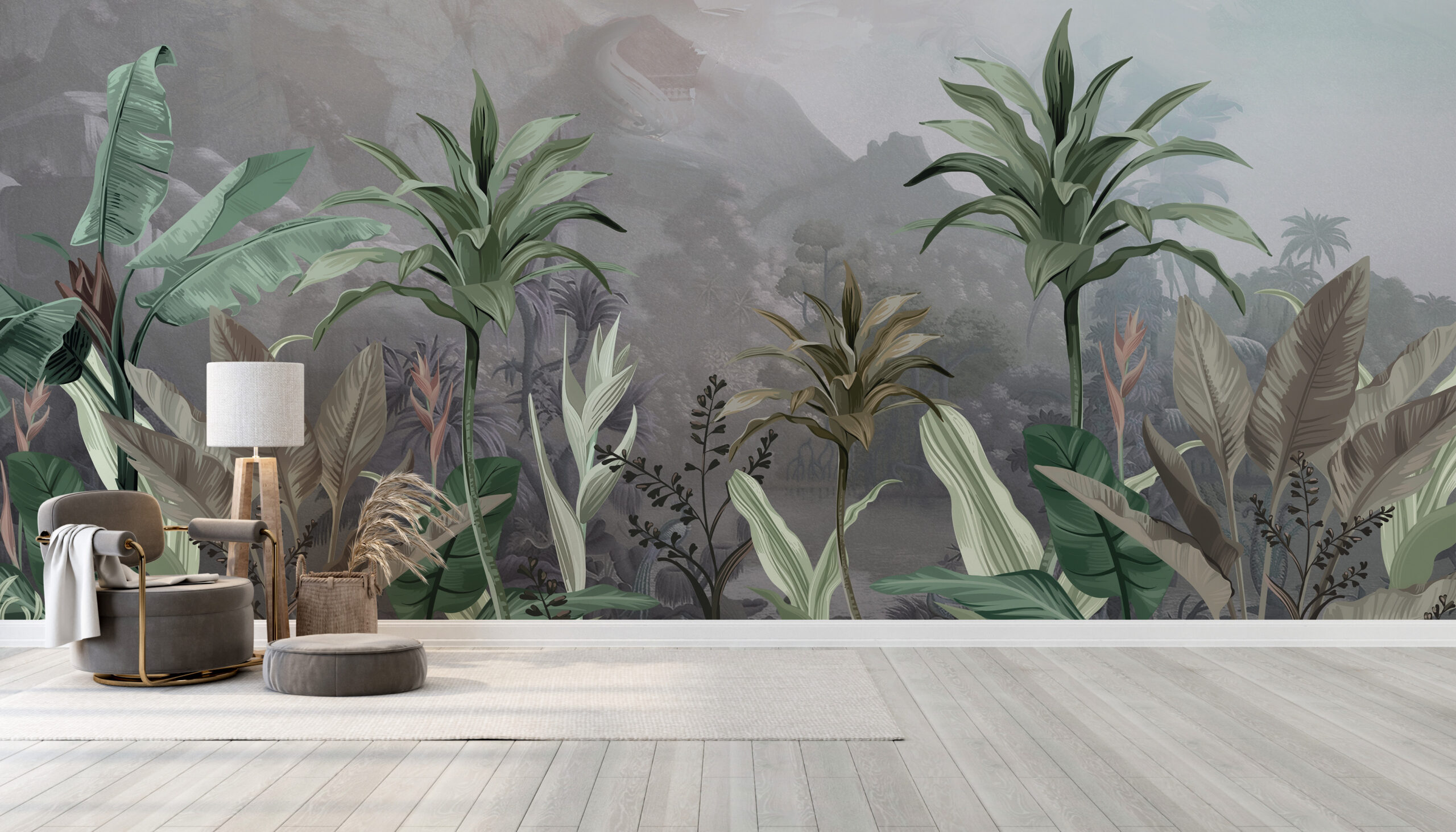 Fototapete Tropisch Beige