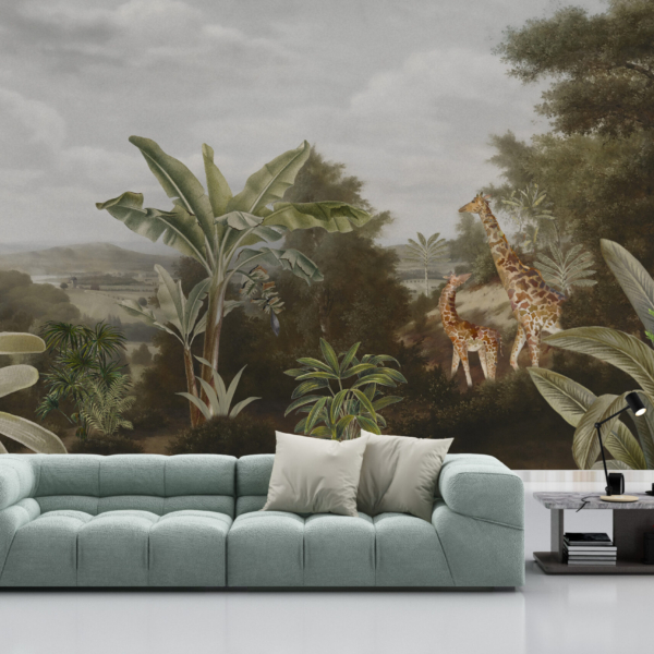 Giraffen Safari Hintergrundbild