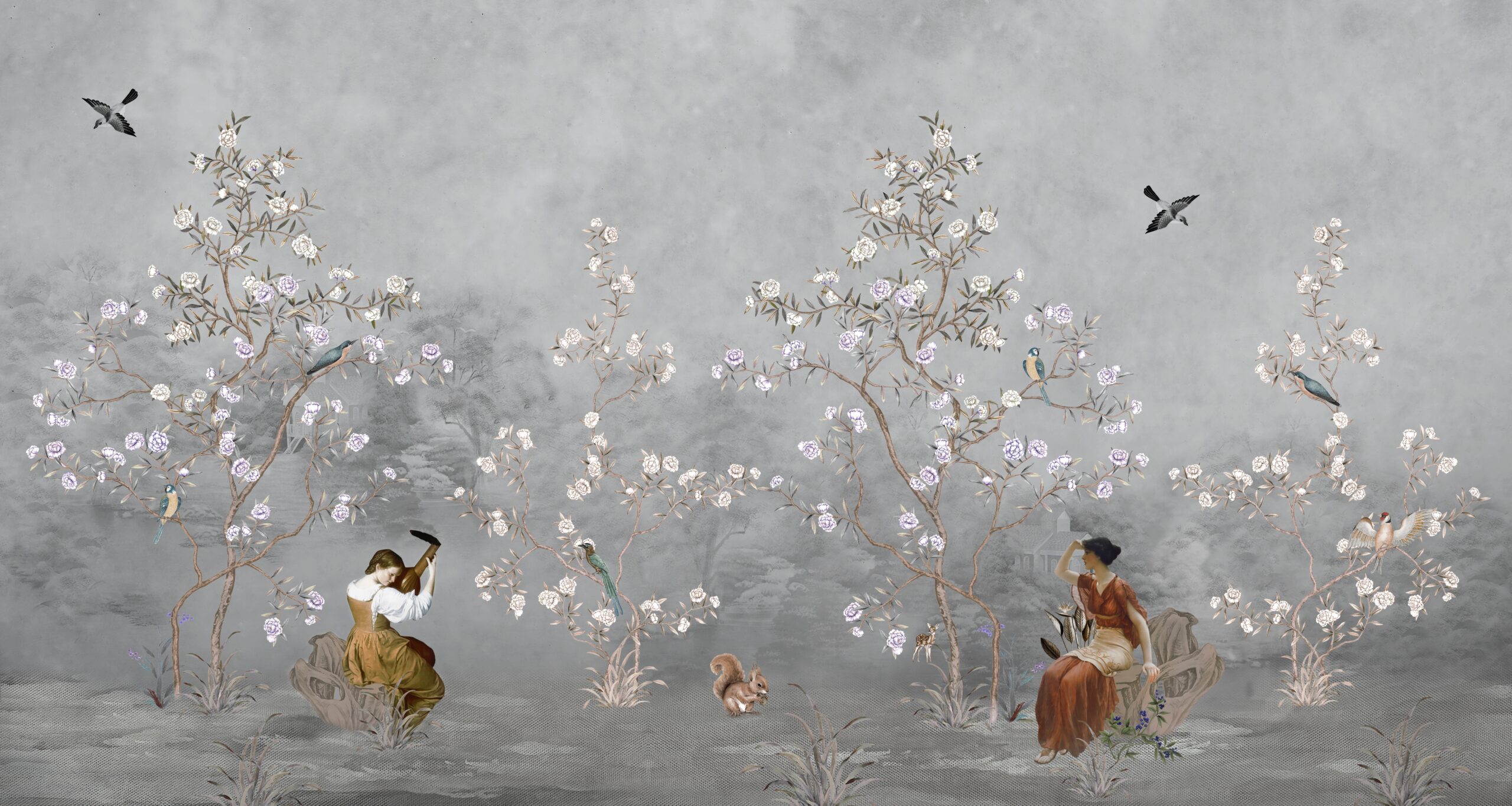 Watercolor,Floral,Spring,Pattern,,Botanical,Illustration,watercolor,Painting,wallpapers,