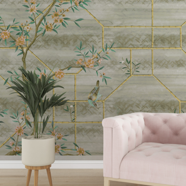 Wandmalerei Pflanze Muster