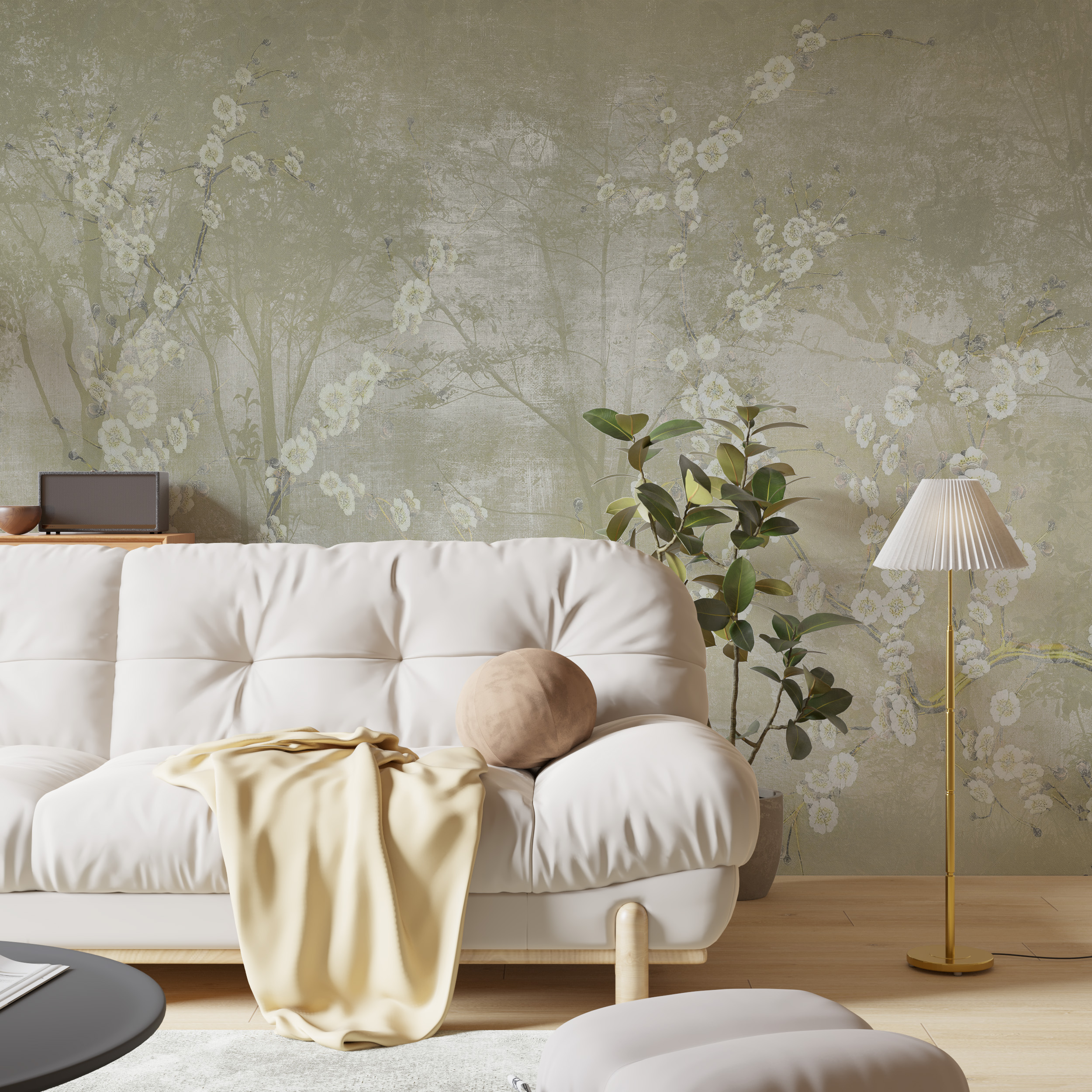 Tapete Bäume und Sträucher