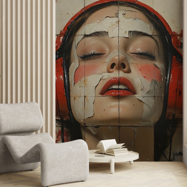 Fototapeten Musikalischer Mosaiktraum