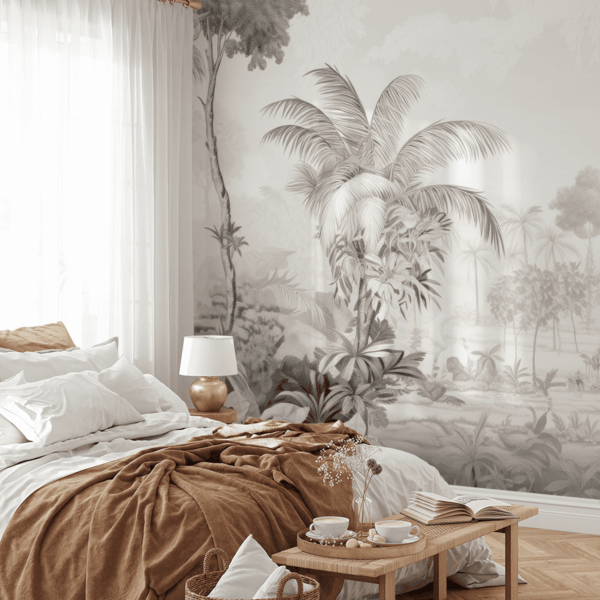 Fototapeten Nebliges Tropenparadies