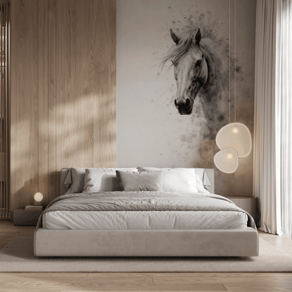 Fototapeten Schatten des Galopps
