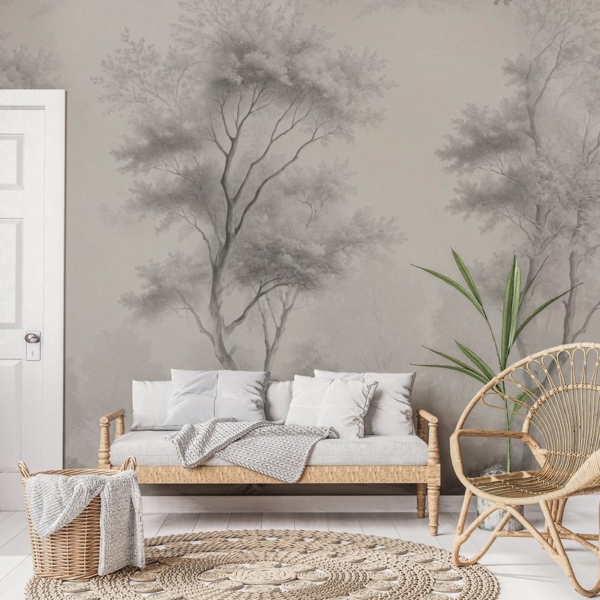 Fototapeten Waldspaziergang