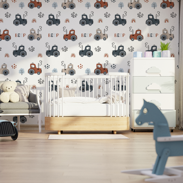 Fototapeten Die fröhliche Maschine