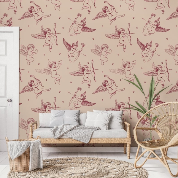 Fototapeten Amor voller Liebe