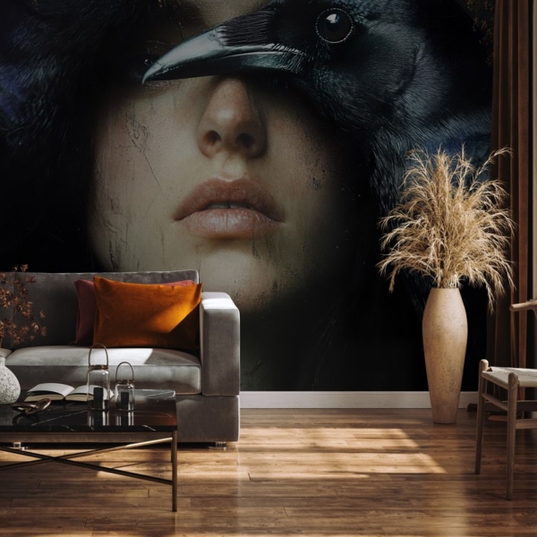 Fototapeten Zwei Raben