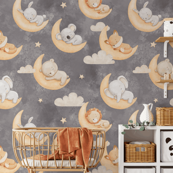 Fototapeten Mondkuscheln