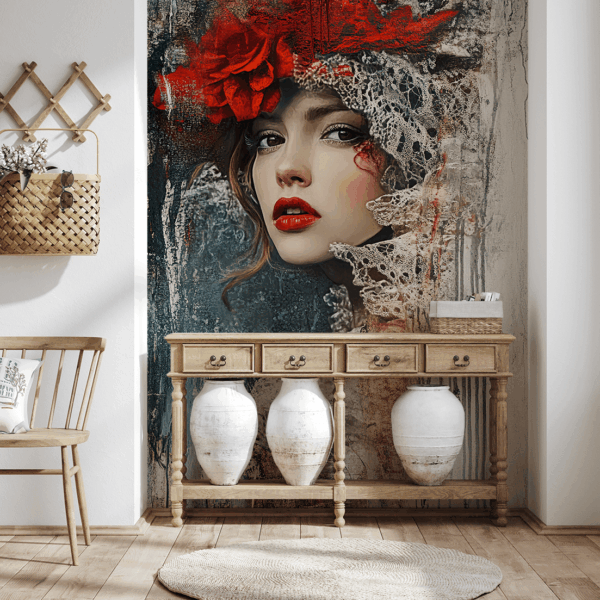 Fototapeten Rotes Geheimnis