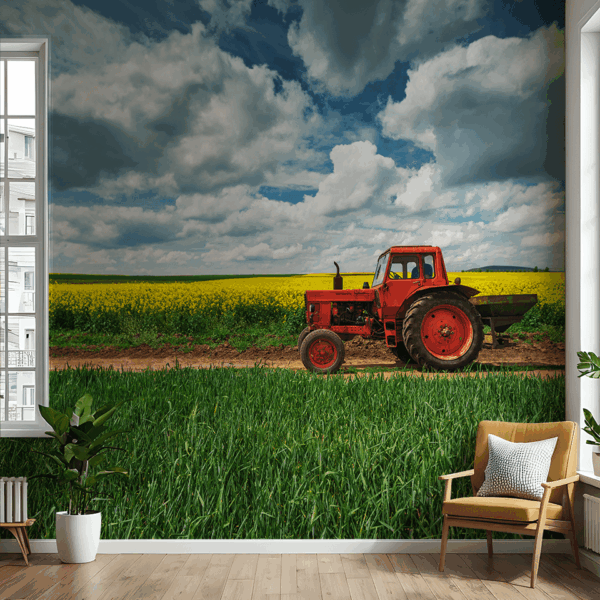 Fototapeten Im Herzen des Feldes