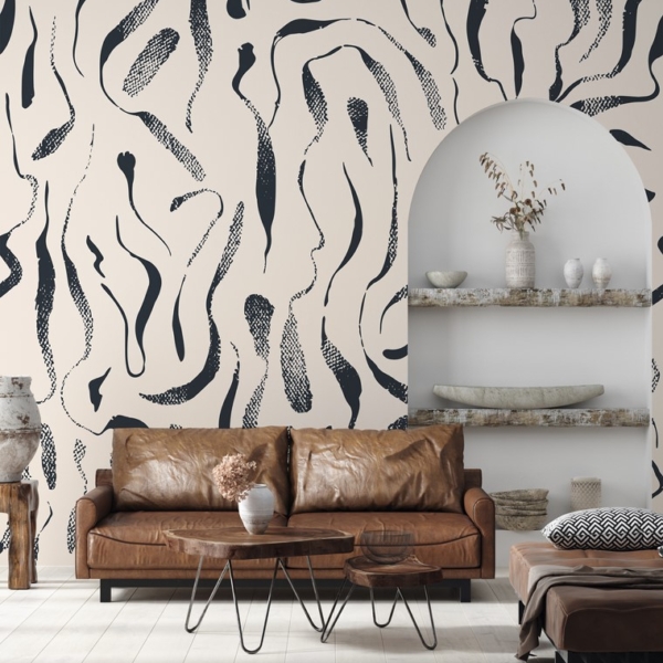 Fototapeten Abstrakter Regen