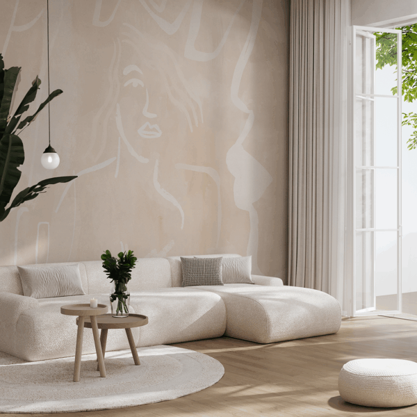 Fototapeten Zarte Linien