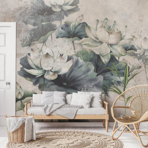 Fototapeten Seerosen