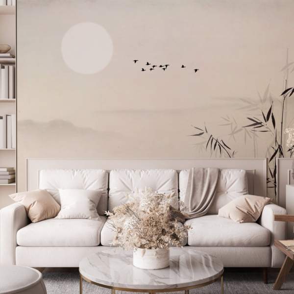 Fototapeten Bambusfrieden