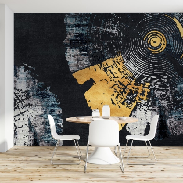 Fototapeten Abstrakter Baumquerschnitt