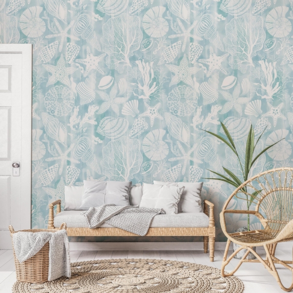 Fototapeten Meeresstoff