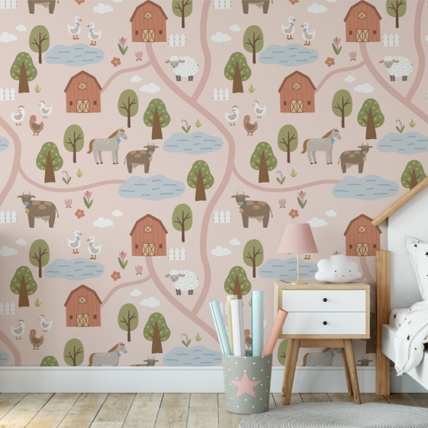 Fototapeten Ländliche Idylle