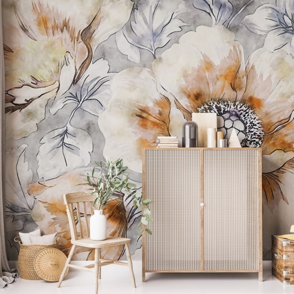 Fototapeten Blumensymphonie