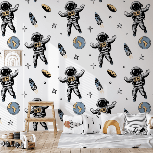 Fototapeten Kleine Astronauten