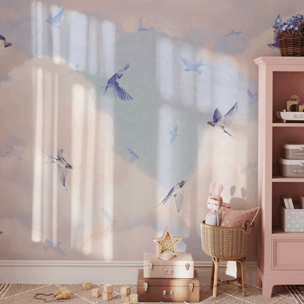 Fototapeten Im Schoß der Wolken