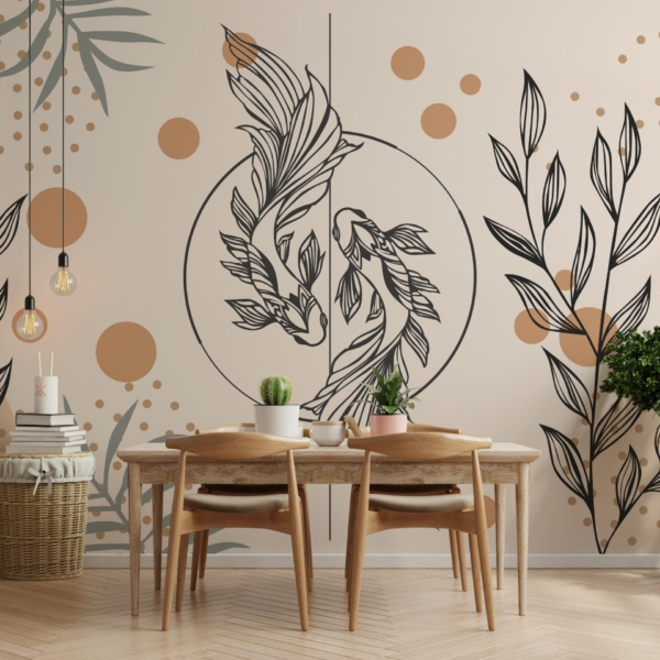 Fototapeten Fischtanz