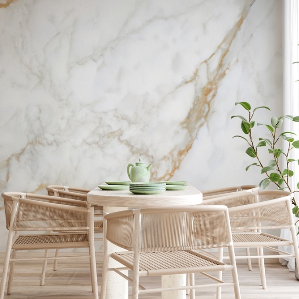 Fototapeten Eleganter Marmor