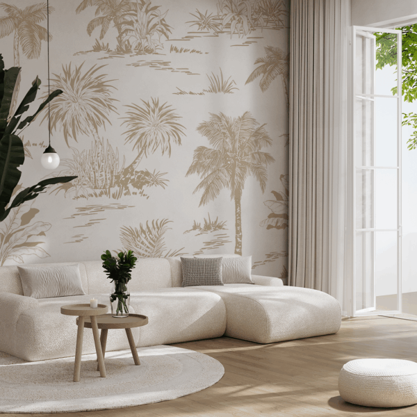 Fototapeten Wüstenpalmen